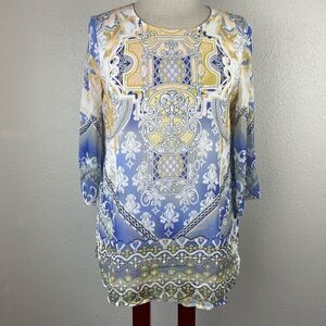 JM Collection Tunic Top Size Petite Small EUC